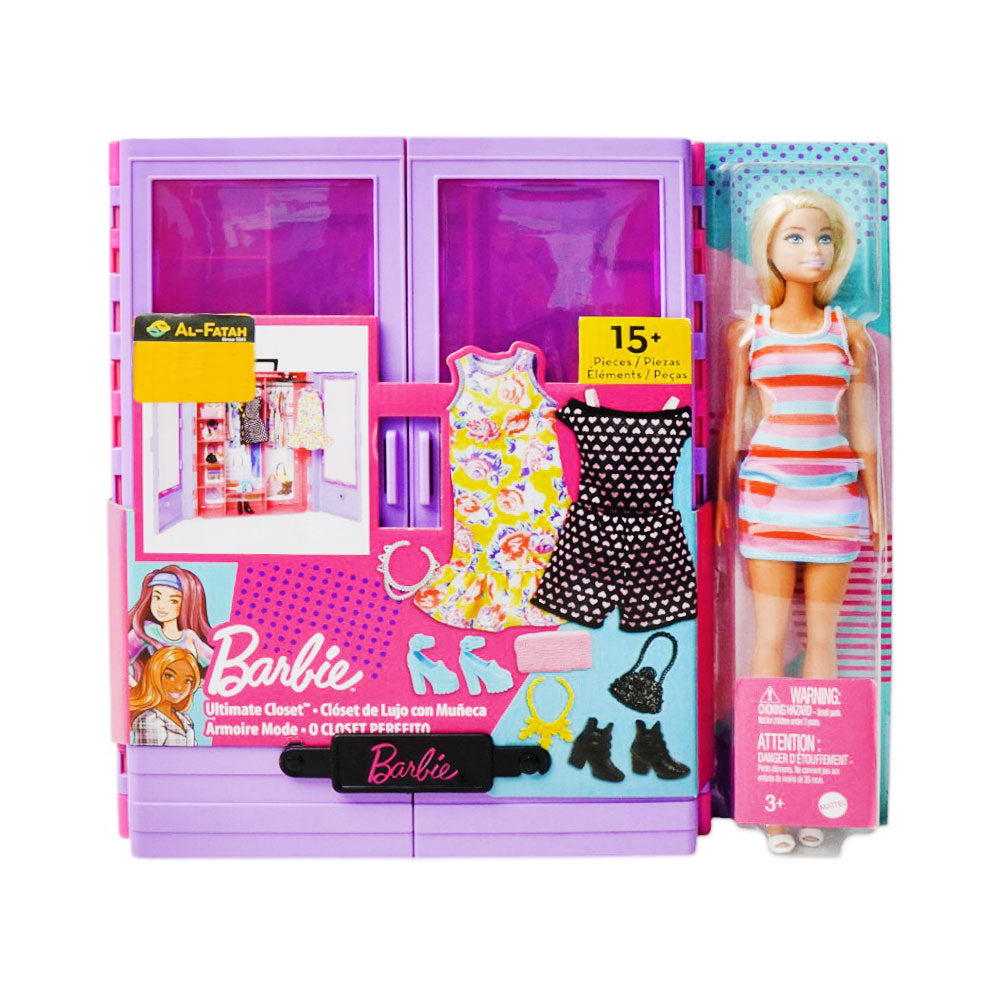 HJL66 BARBIE CLOSET W-DOLL