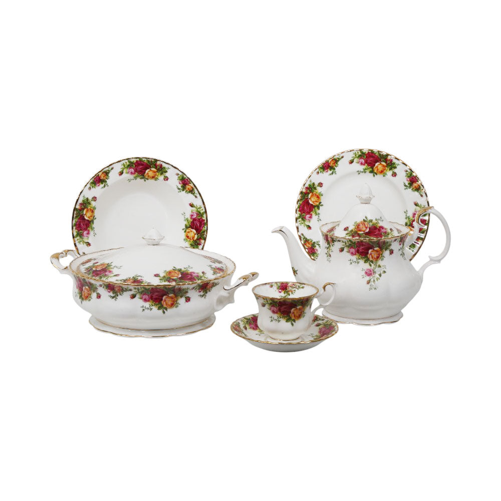 DINNER SET ROYAL ALBERT 98PC OCR