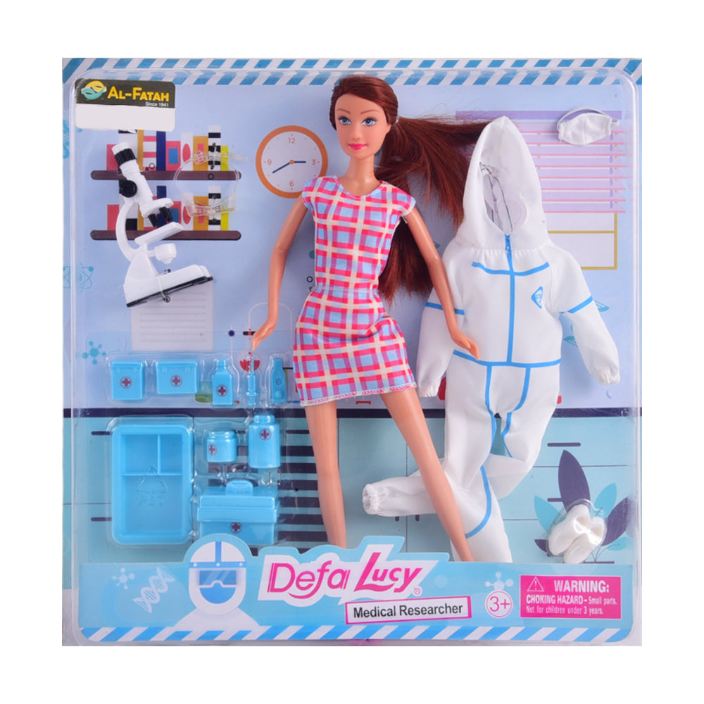 8482 DEFA LUCY MEDICAL RESEARCHER DOLL H.B