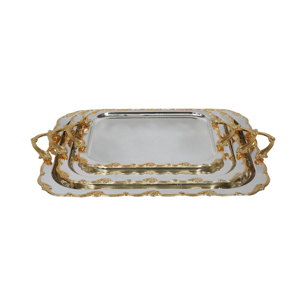 TRAY SET 3PC STEEL NAJIB NB5012