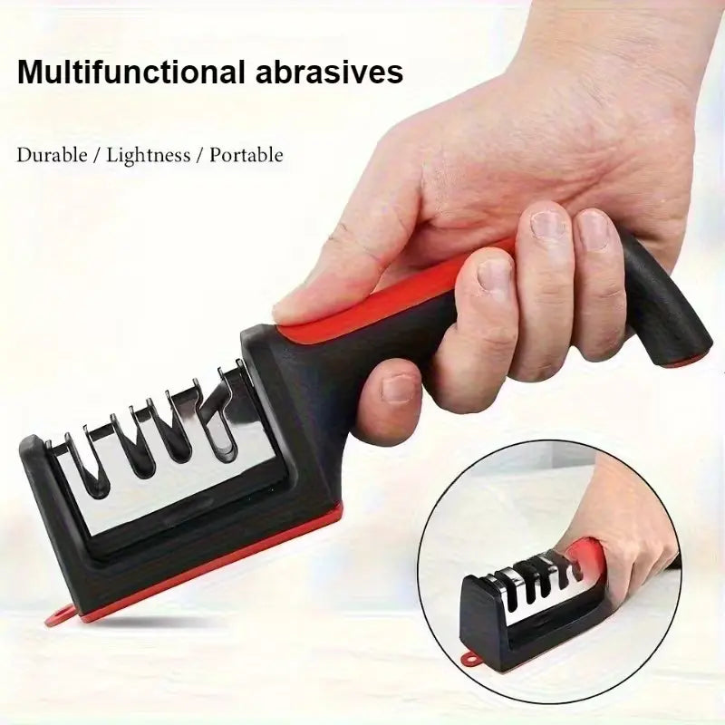4 Stage Knife Sharpener Tungsten Steel Ceramic Sharpening Tool