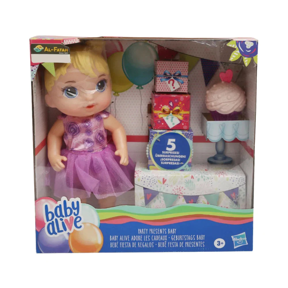 E8719 Hbr Party Baby Blonde Doll