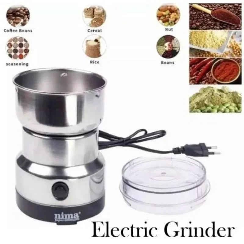 Electric Stainless Steel Coffee, Spice & Dry Food Grinder