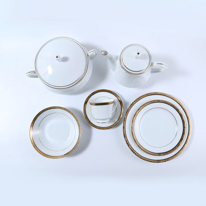 DINNER SET 98 PC NORITAKE REGENT GOLD 4332 A+B