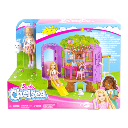 HPL70 BARBIE CHELSEA MINI DOLL WITH TREE HOUSE A.I