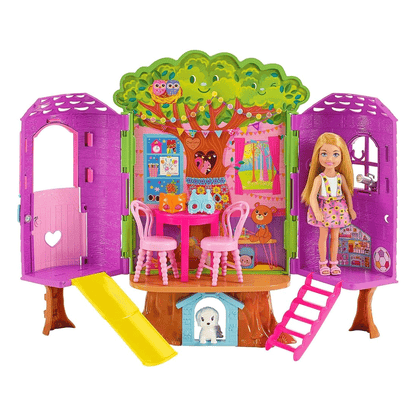 HPL70 BARBIE CHELSEA MINI DOLL WITH TREE HOUSE A.I