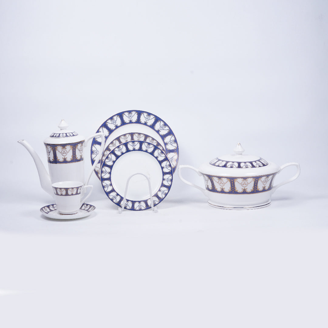 DINNER SET BONE CHINA 85PC AA222