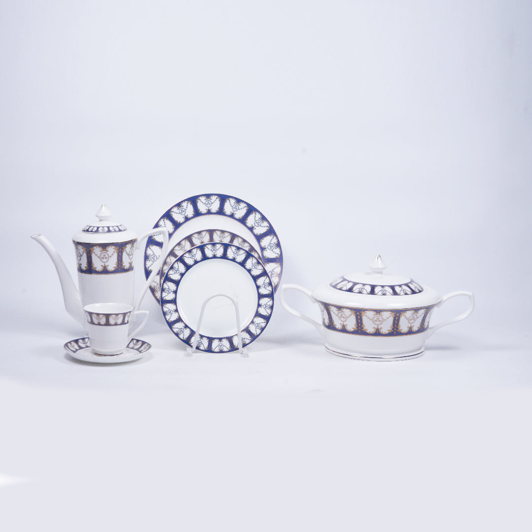 DINNER SET BONE CHINA 85PC AA222
