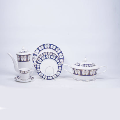 DINNER SET BONE CHINA 85PC AA222