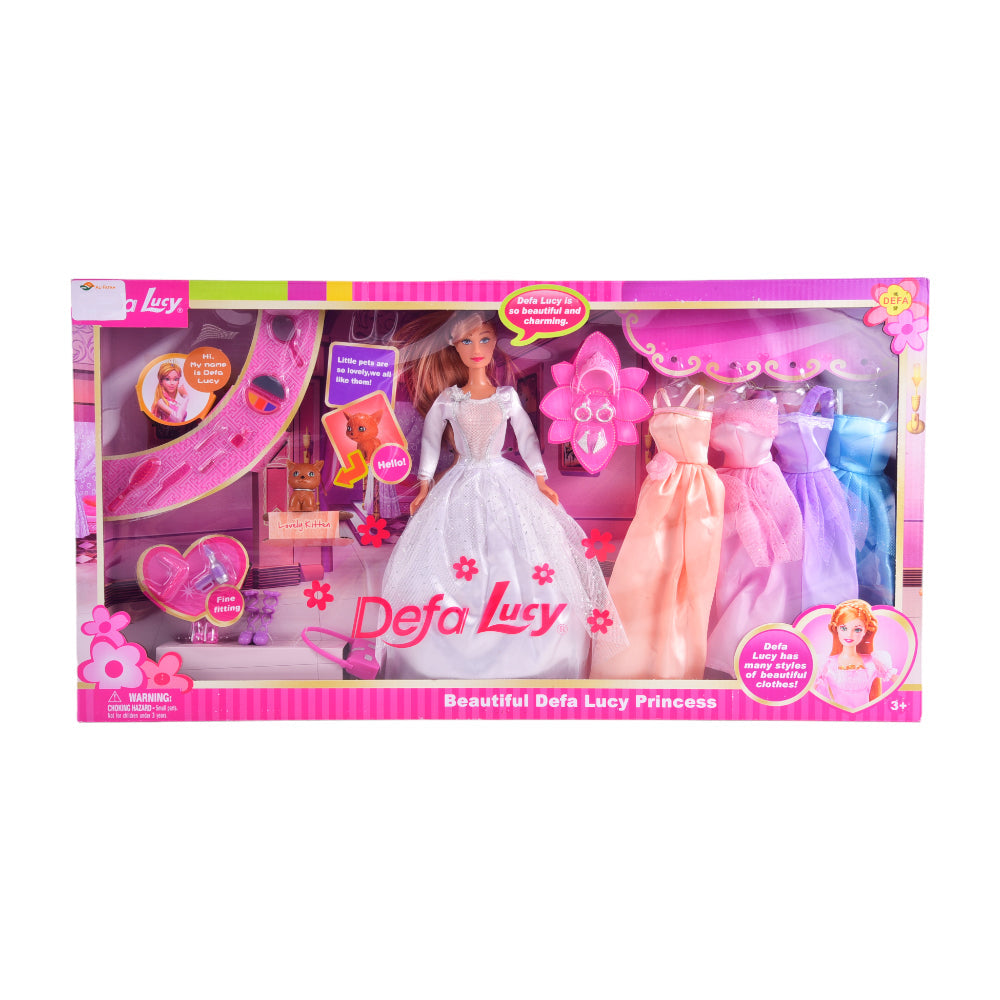 6073B DEFA LUCY PRINCESS DOLL SET (3+ YEAR) H.B