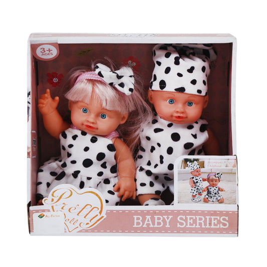 MY010-1 BABY PRETTY DOLL 2PC A.I