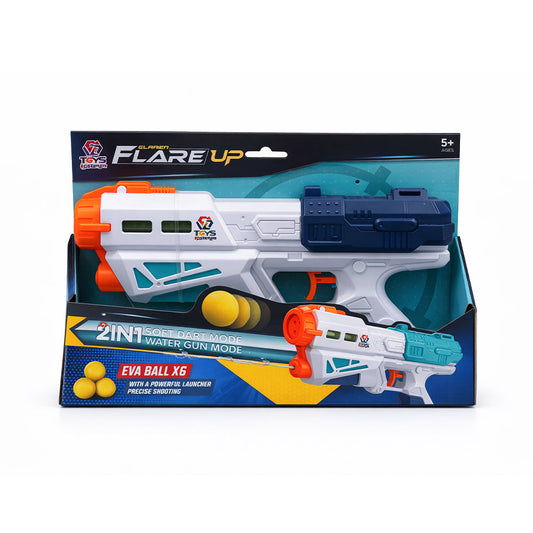 648-51 FLARE UP 2IN1 DART GUN A.I