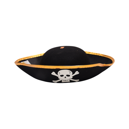 033 H-W PIRATE CAP BLACK BIG