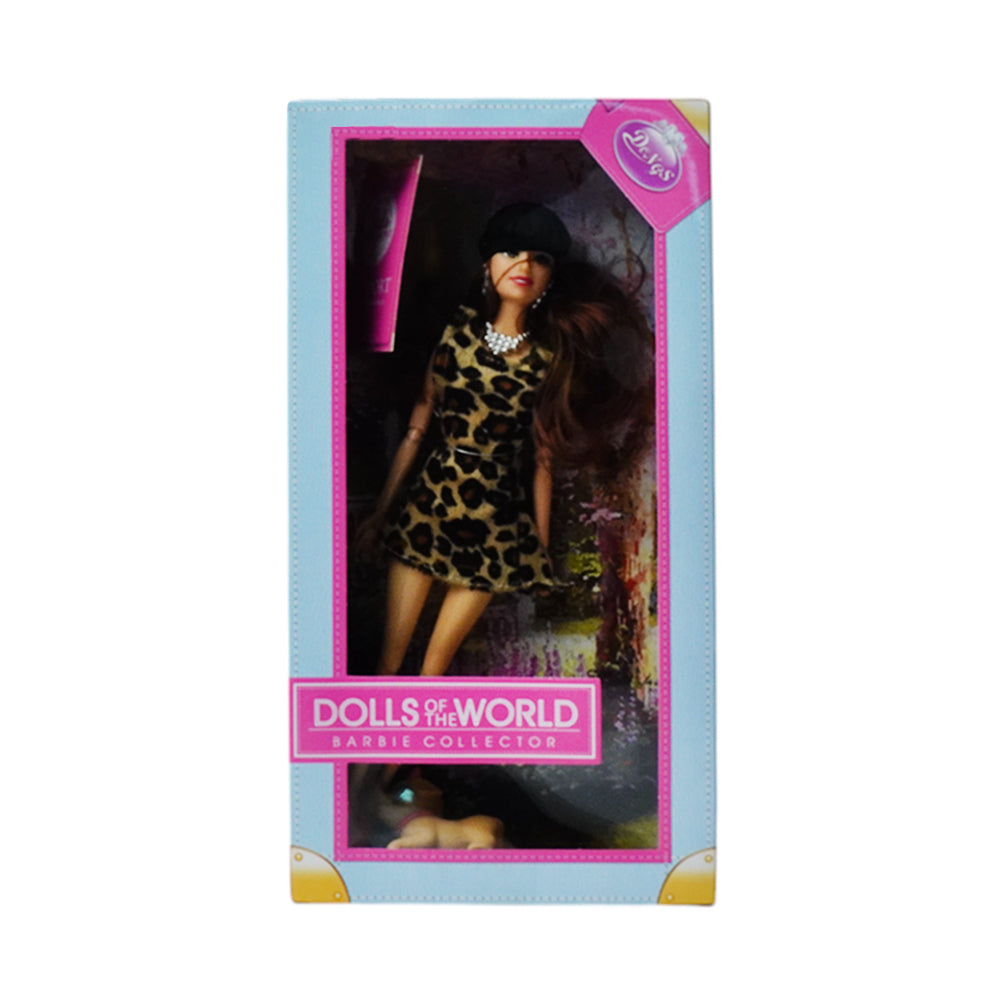 8655C-92C 11INCH DOLL BLACK W-PET