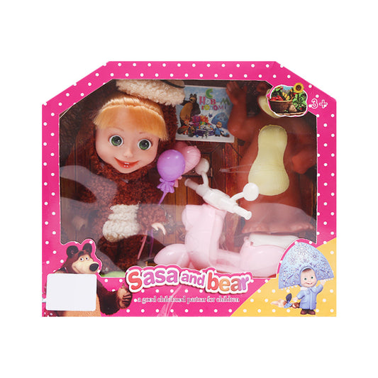 YG2401 SASA & BEAR DOLL W-ACCESSORIES A.I