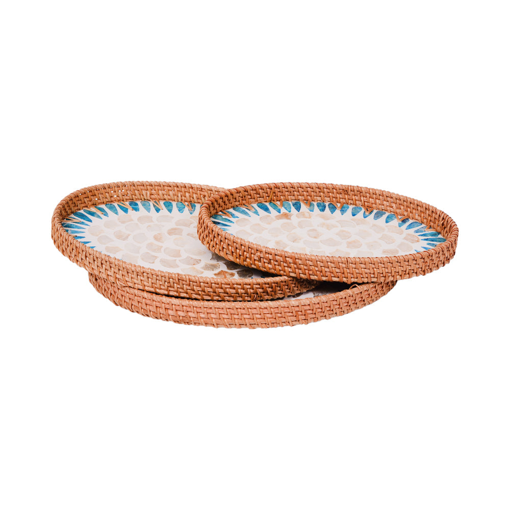 TRAY SET 3PC CANE IR 981-7