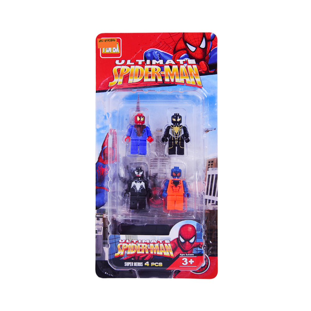 0234E-1 SPIDERMAN MINI FIGURE 4PCS INCARD