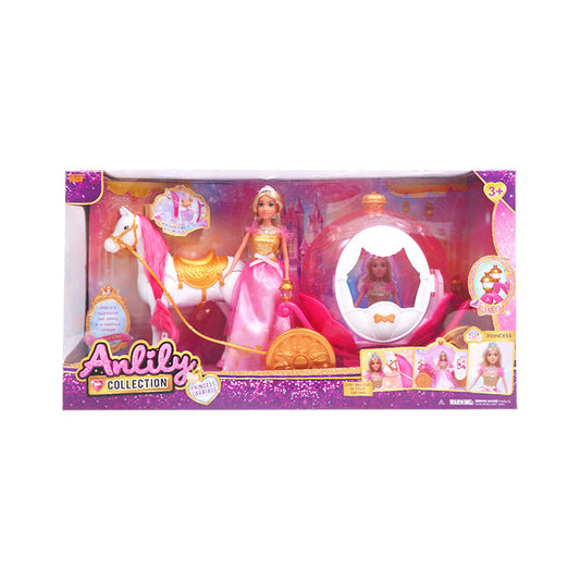 616882 ANLILY DOLL WITH CARRIAGE IR