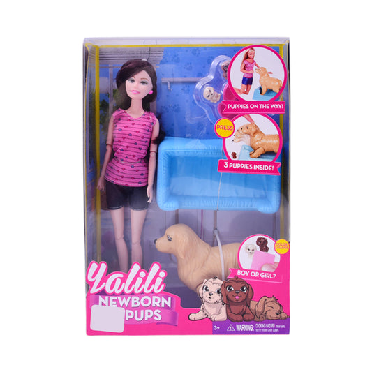 YT033-2 11.5INCH PUPPY DOLL