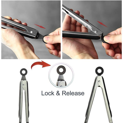 Spatula Tongs – Non Stick Cooking Tongs for BBQ & Kitchen