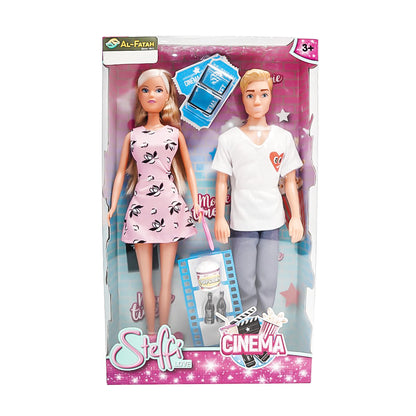 5733435 SIMBA STEFFI LOVE CINEMA TWIN DOLL SET D