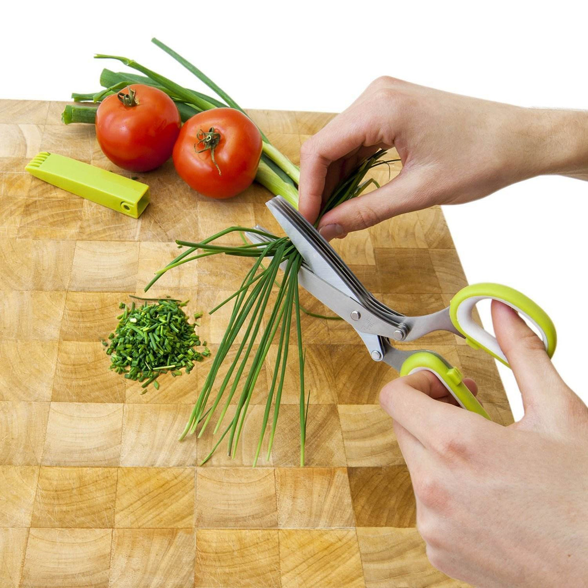 5-Layer Stainless Steel Herb & Vegetable Scissors