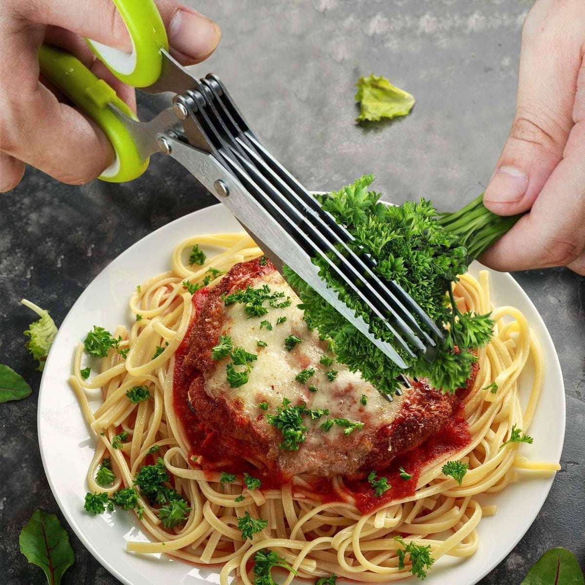 5-Layer Stainless Steel Herb & Vegetable Scissors