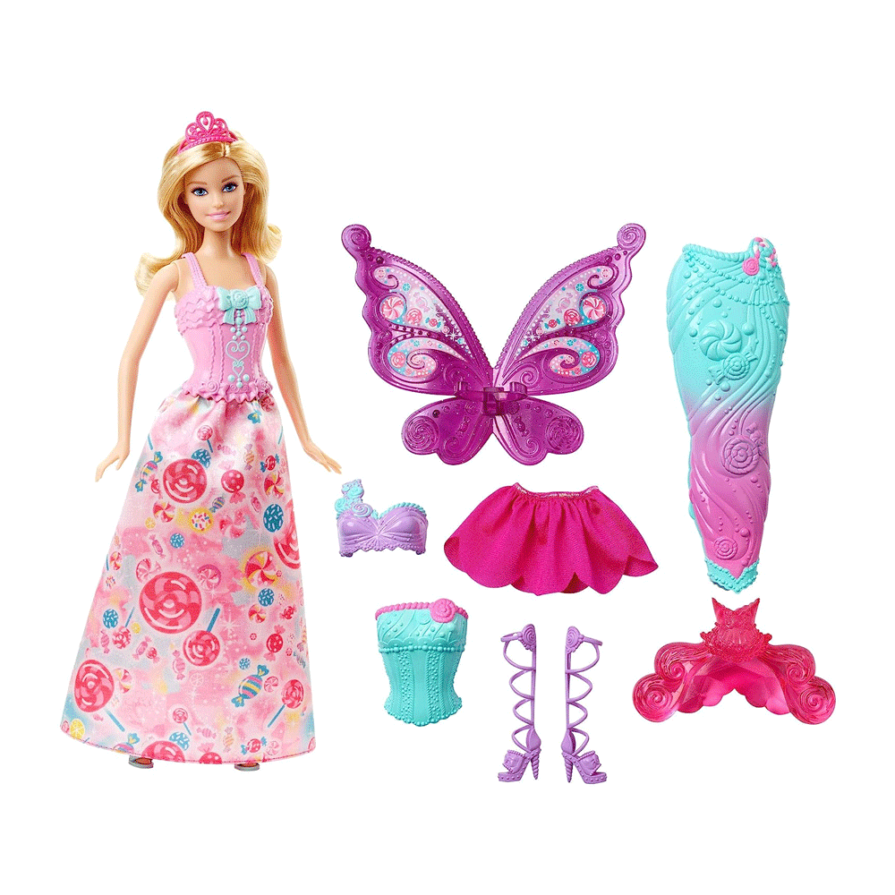 DHC39 BARBIE DOLL FAIRYTALE DRESS UP BASIC