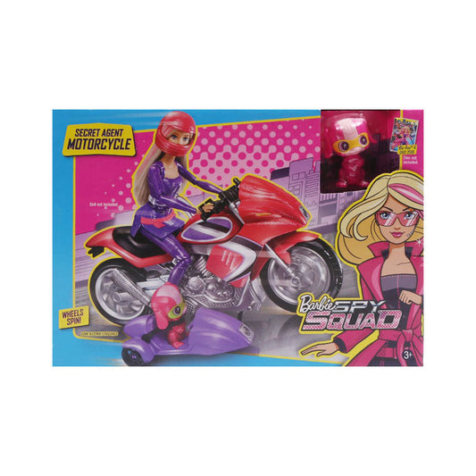 DHF21 BARBIE DOLL SPY BIKE BASIC
