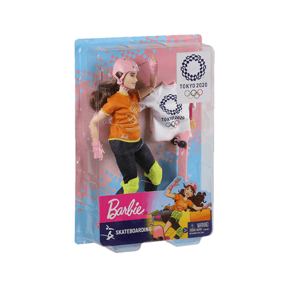 Gjl78 Barbie Doll Skateboarder Doll