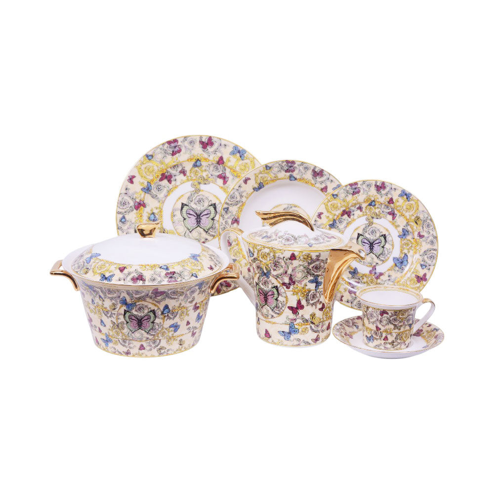 DINNER SET 85PC ROYAL BISTRO 85-665H
