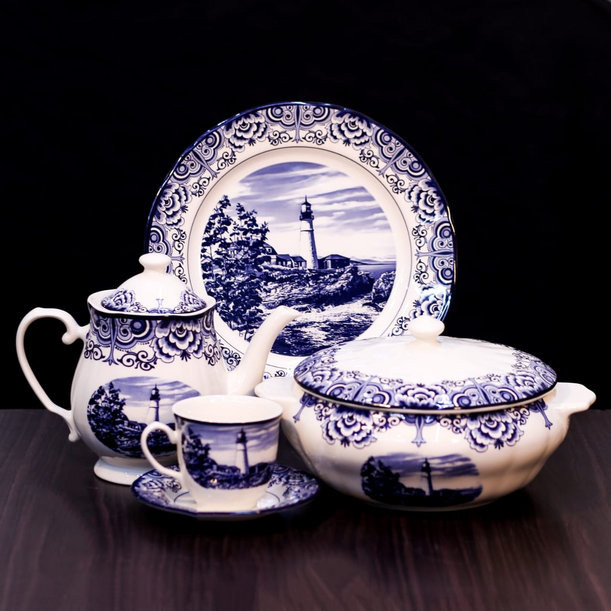 DINNER SET 85PC CLAYTON 2005KA
