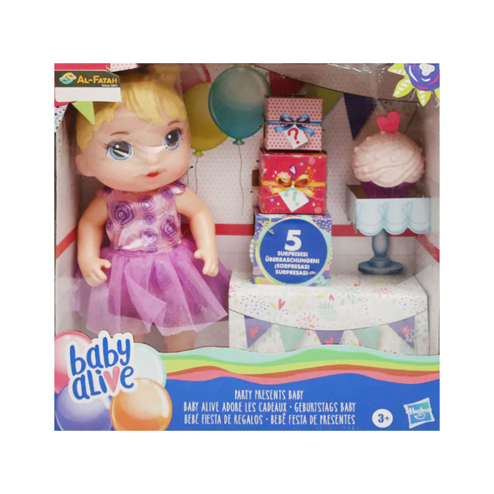 E8719 Hbr Party Baby Blonde Doll