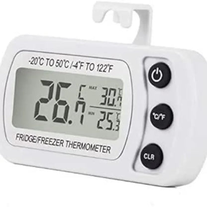 Digital Fridge & Freezer Thermometer with LCD Display