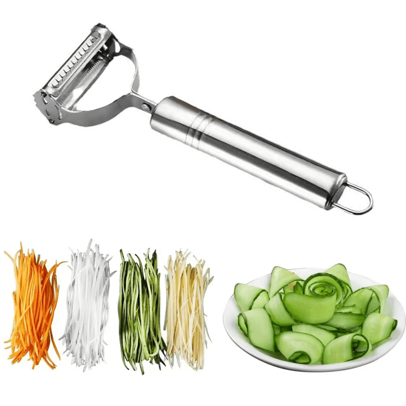 Mega Kitchen Combo – Stainless Steel Cutting Board, USB Electric Lighter & Peeler