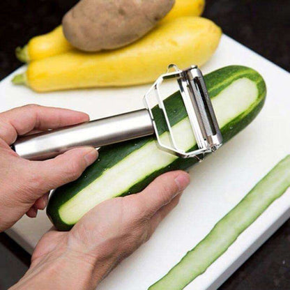 2-in-1 Vegetable Peeler & Julienne Cutter – 304 Stainless Steel