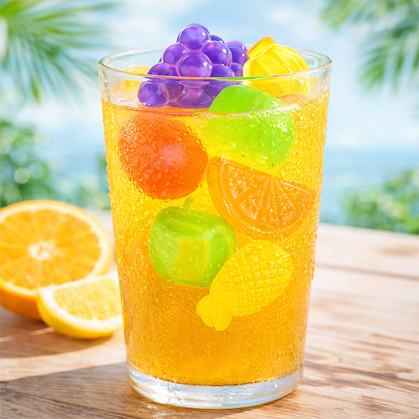 9-Piece Reusable Fruit-Shaped Ice Cubes Set