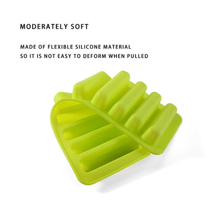 Silicone Ice Cube Tray, 10 Grid Ice Stick Mold for Bottles