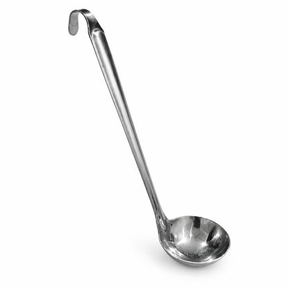 Stainless Steel Soup Ladle Long Handle Oil Pouring Spoon Kitchen Serving Spoon