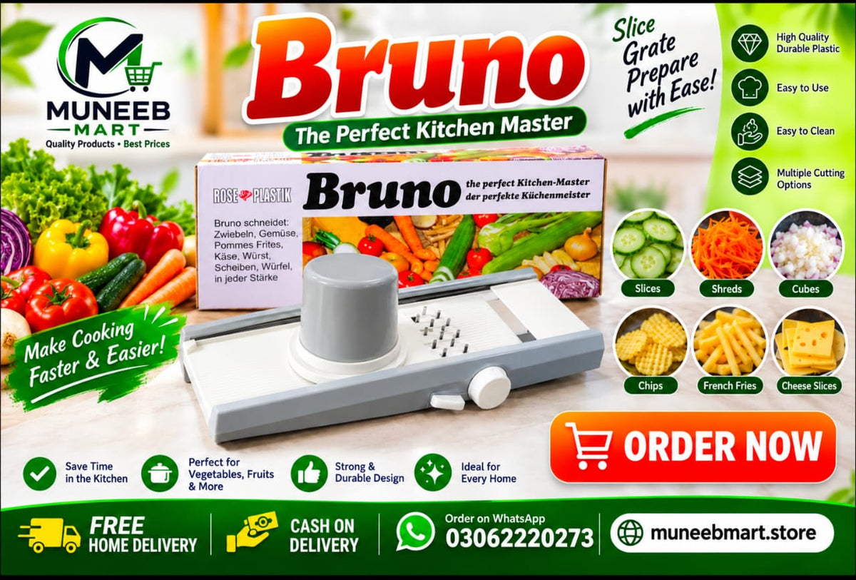Multifunctional Vegetable Slicer & Cutter – Safe Food Pusher | Muneeb Mart